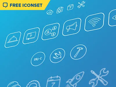 Mobile Developer Iconset android developer icon ios mobile set sketch uxui