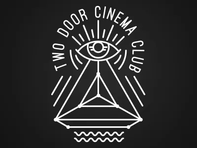 Two Door Cinema Club apparel band geometry merch t shirt
