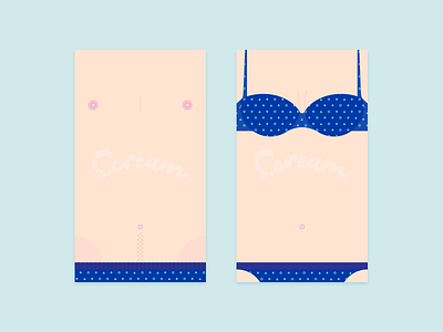 S.cream illustration ui ux