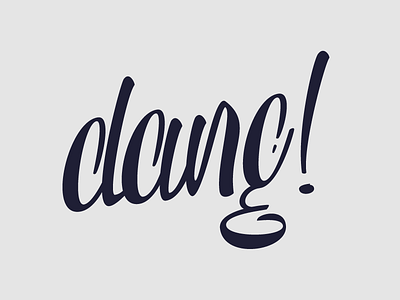 Dang Type 9 brush script dang lettering script type typography