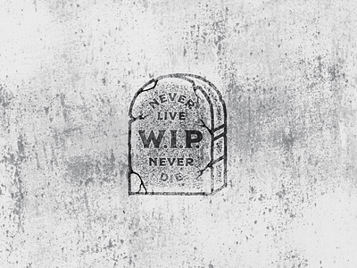 RIP WIP WAKE cotton bureau dead last call rip t shirt texture tombstone wipe