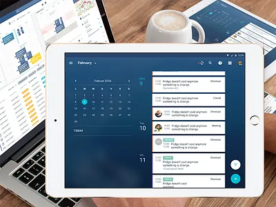 Technician Todo List activity business calendar coresystems management material design task todo