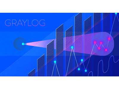 Graylog illustration photoshop