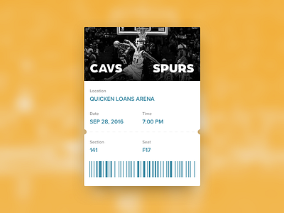 Sports Ticket barcode music redeem scan sports ticket voucher