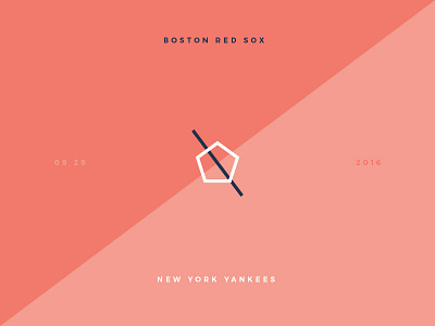 Red Sox Scores: September 29, 2016 baseball data data visualization data viz infographic minimal minimalism sports