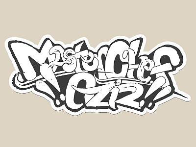 MAster CHef Aziz Sticker graf graff graffiti graffitiart sticker street streetart urban word