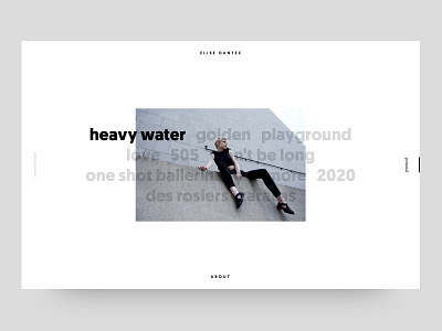 Elise Dantec - Home layout minimal minimalism photography white