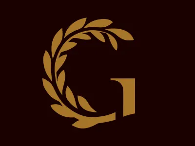 G icon design g icon lettering nature type