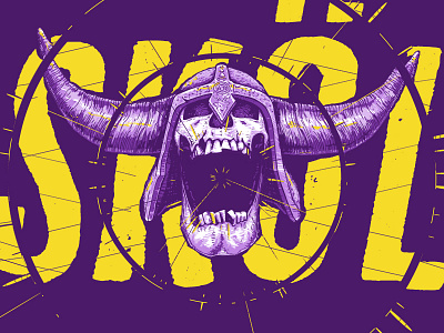 SKOL design illustration minnesota mn skol sota valhalla vikings