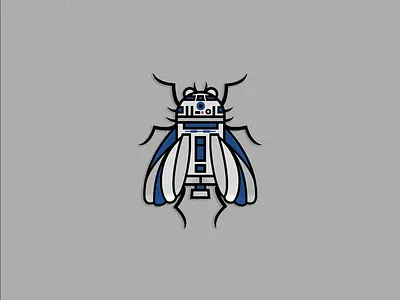 R2DBUG bug fun icon starwars vector