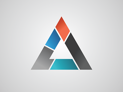 Structure color form illustration illustrator line logo shadow shape structure triangle