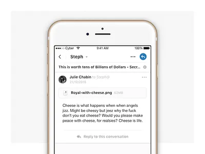 Front iOS 2 is out! app cyber fornt ios iphone mail not figma release ui