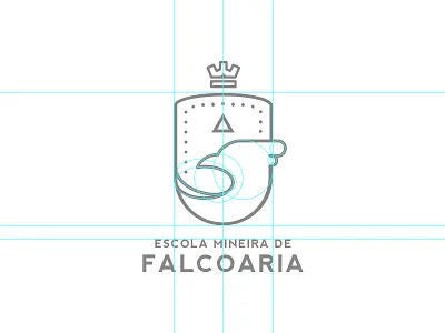 (WIP) Brazillian Falconry School branding logo type wip
