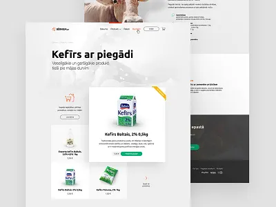 almost milk commerce design e identity milk product shop web