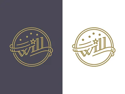 I Will make you a star artist badge brand connector executive line logo music producer star type