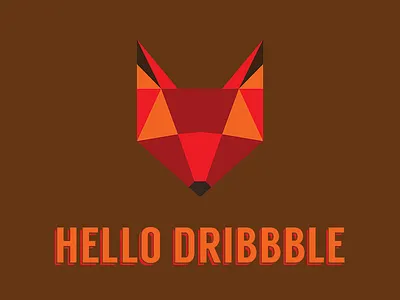 My Debut animal debut first fox low lowpoly poly