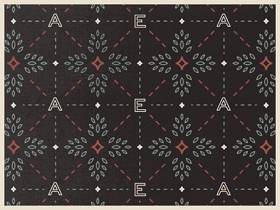Pattern Play diamonds leaves pattern