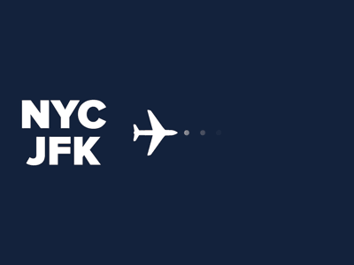 Flying High airplane animation commercial fade flight gif jet path plot stream
