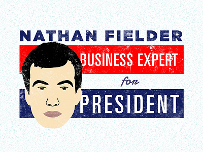 Nathan Fielder For President business dumb starbucks illustration nathan fielder nathan for you political politics president