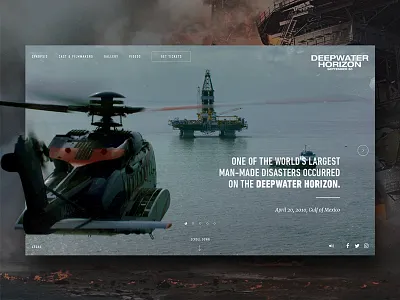 Deepwater Horizon | Home deepwater disaster film homepage horizon movie website