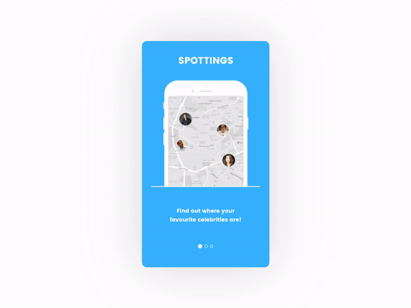 App Onboarding app celebrity onboarding principle sketch social ui ux