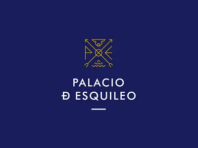 Palacio De Esquileo logo brand branding logo logotype typography