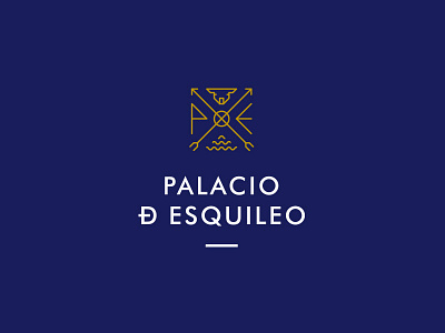 Palacio De Esquileo logo brand branding logo logotype typography