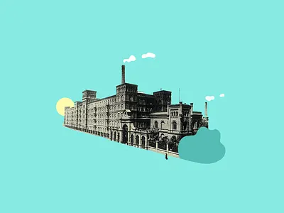 factory alcohol bulding clean composition factory flat industry old photo