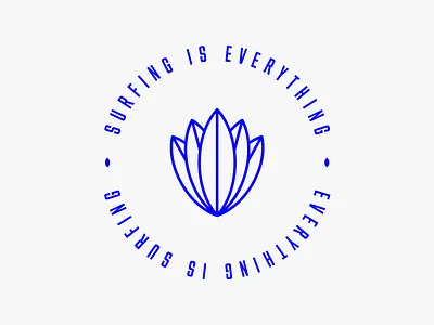 Board Flower board boards clean flower illustration minimal munich surf surfing type typography