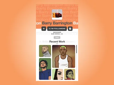 Pablo Inspired Profile Page daily ui profile profile page simple ui ux