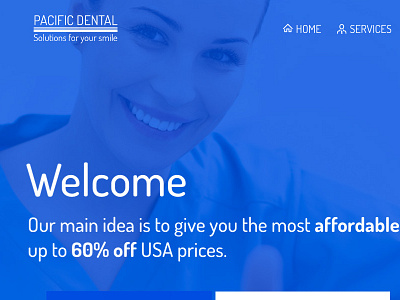 Pacific Dental // WebDesign dentist seo webdesign