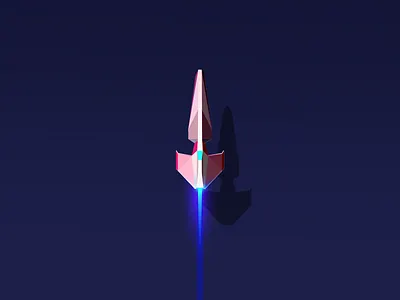 Anti-Gravity Racing antigravity game glow hover lowpoly racing ship wipeout