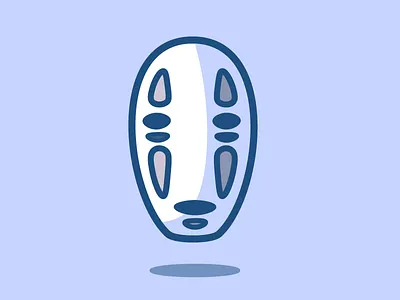 No-face - カオナシ chihiro faceless ghost kaonashi mask miyazaki no face spirit spirited away カオナシ