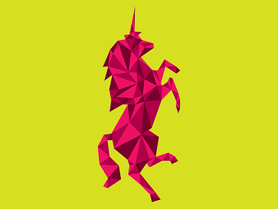 Unicorn animal low lowpoly poly unicorn