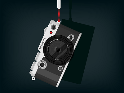 Lights...camera...action camera illustration