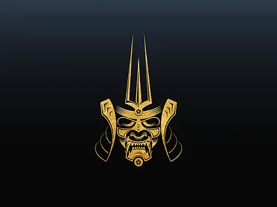 Mempo Kabuto face japan mask ronin samurai shadow