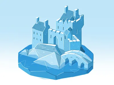 Eilean Donan Castle castles donan eilean heritage highlander highlands history illustration scotland visit