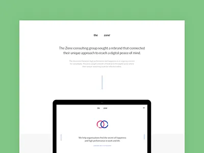The Zone - Behance Case Study behance case design desktop mobile responsive study ui ux web website