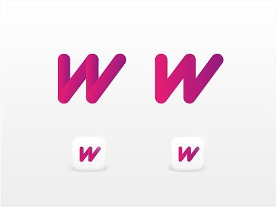 3D or Flat shades? 3d app ettering flat icon logo monogram shades
