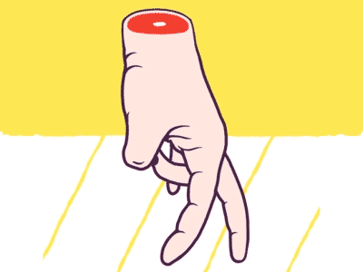 Walking hand addams family hand severed hand thing walk cycle