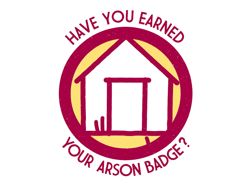 Luke Drozd - Alternative Scouting animation arson award badge design loop motion scouts