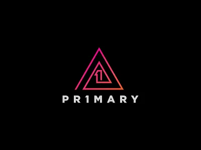 Primary Logo 1 creative design icon logo monogram number p primary studio symbol