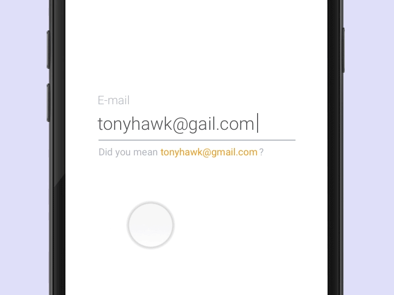 Example of Input field help
