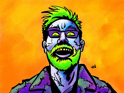 Juice Demon Josh avatar halloween illustration ipad pro procreate