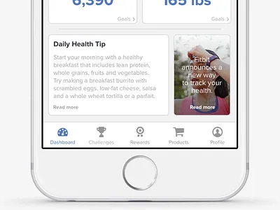 Bottom Menu Exploration app design insurance interface ios iphone menu mobile platform ui