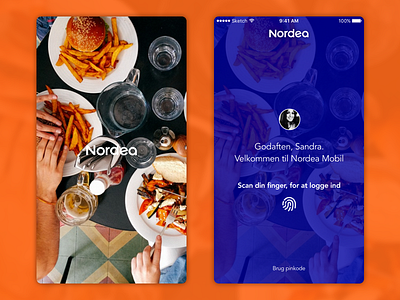 Nordea Mobile Concept – onboarding (1/3) banking concept fintech ios mobile redesign ui