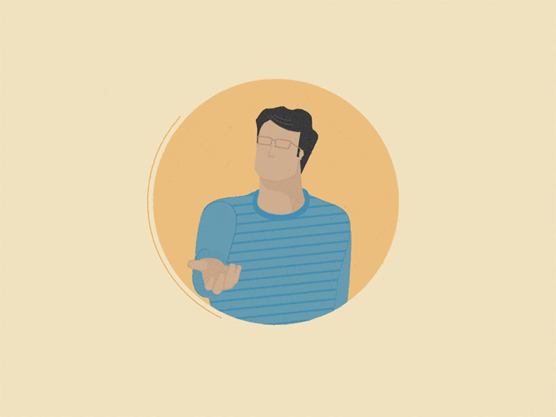 Roger & Keys animation characters explainer video gif keys loop motion