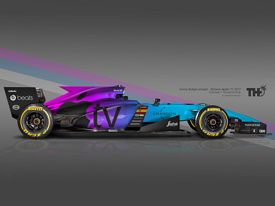 F1 McLaren Apple Racing 2017 automotive cars concept f1 livery motorsport racing
