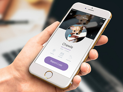 Pet App app dog interface ios iphone pet puppy ui ux