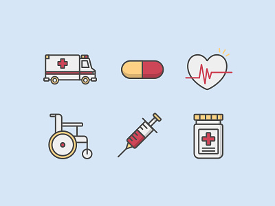 Medical Icons health health tech iconography icons medical medicine wellness